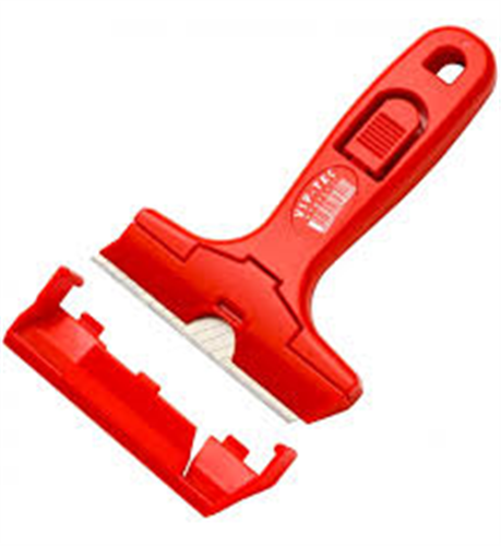 VİPTEC GENİŞ KAZIMA BIÇAĞI KIRMIZI 100 mm